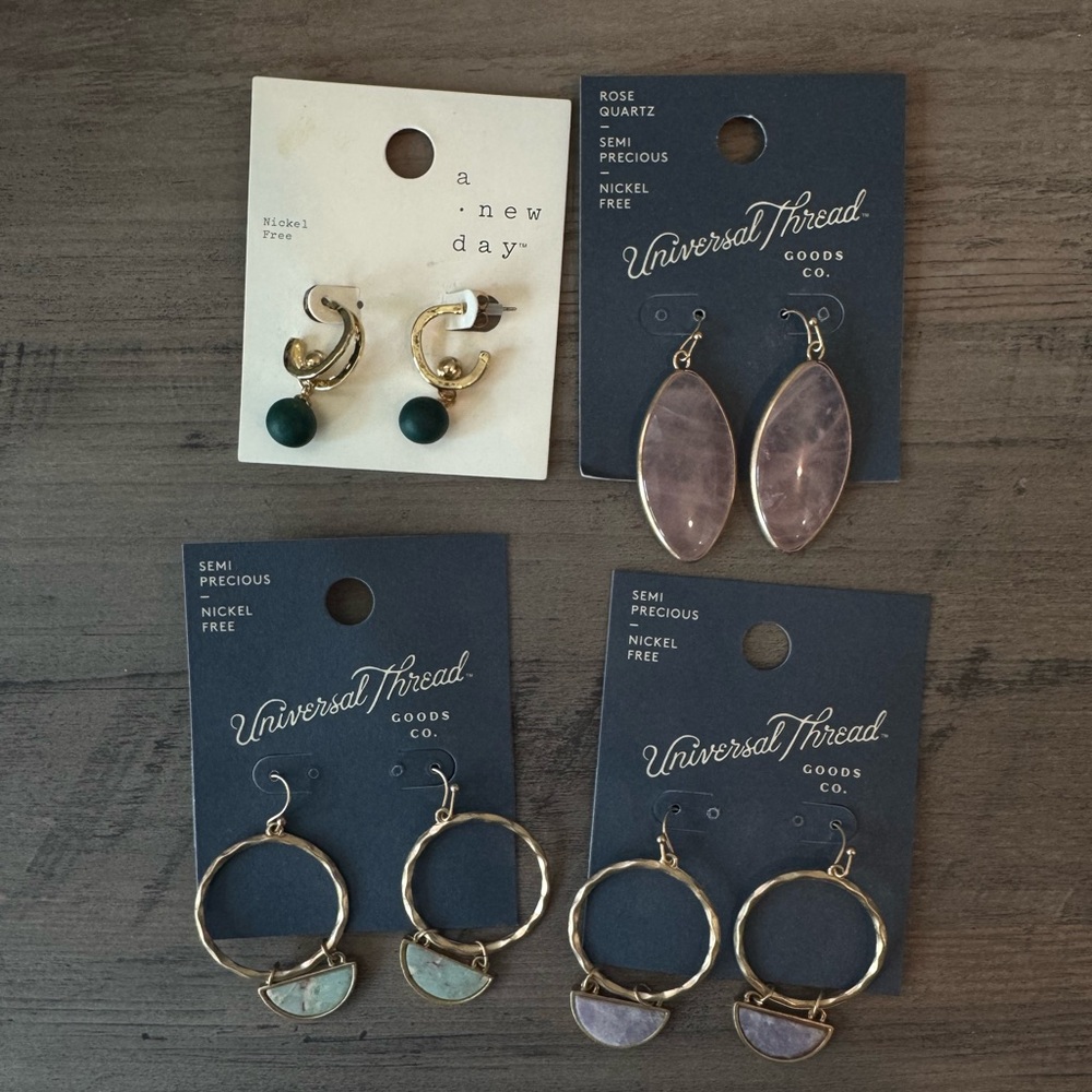 Bundle of 4 Pairs of Target brand earrings